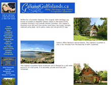 Tablet Screenshot of galianogulfislands.ca